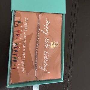 20th Birthday Gift Bracelet